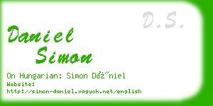 daniel simon business card